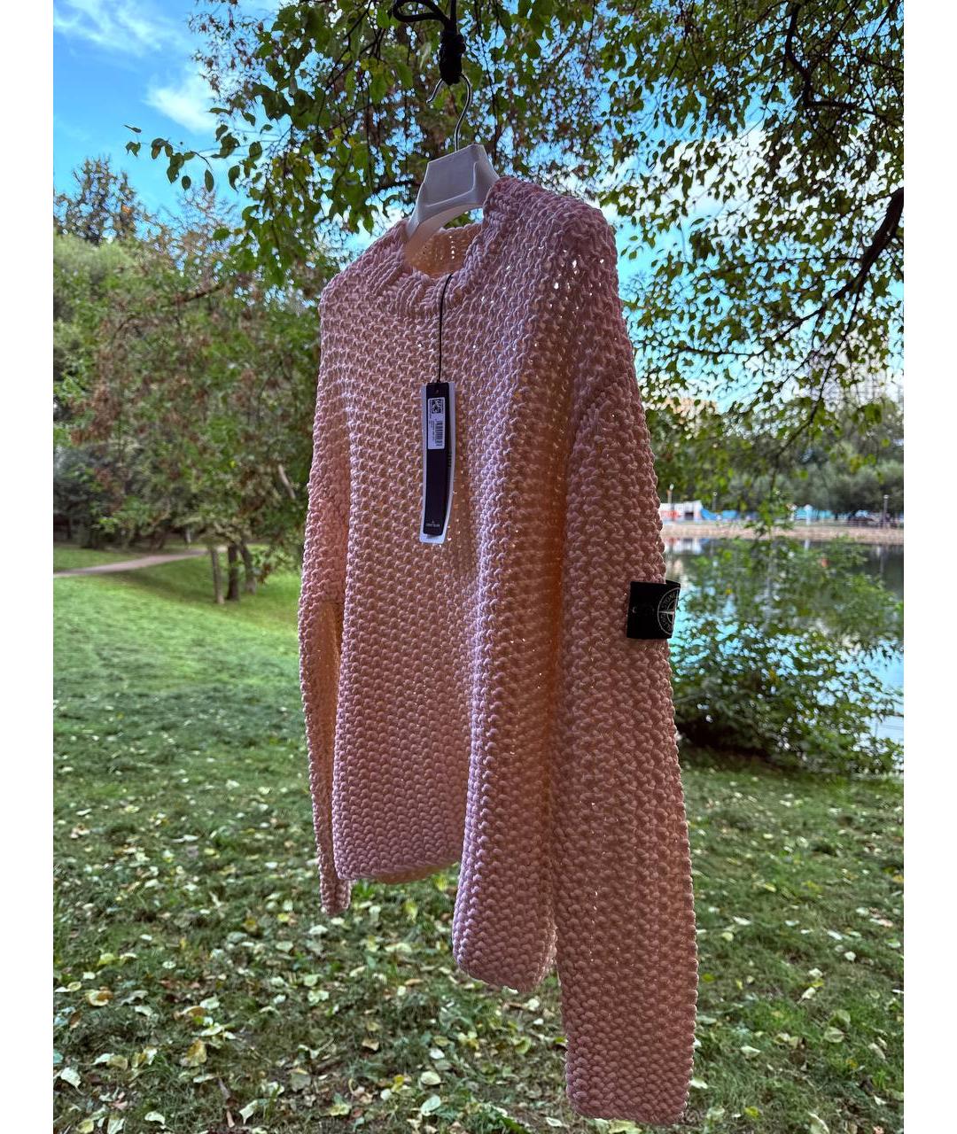 STONE ISLAND Белый вискозный джемпер / свитер, фото 6