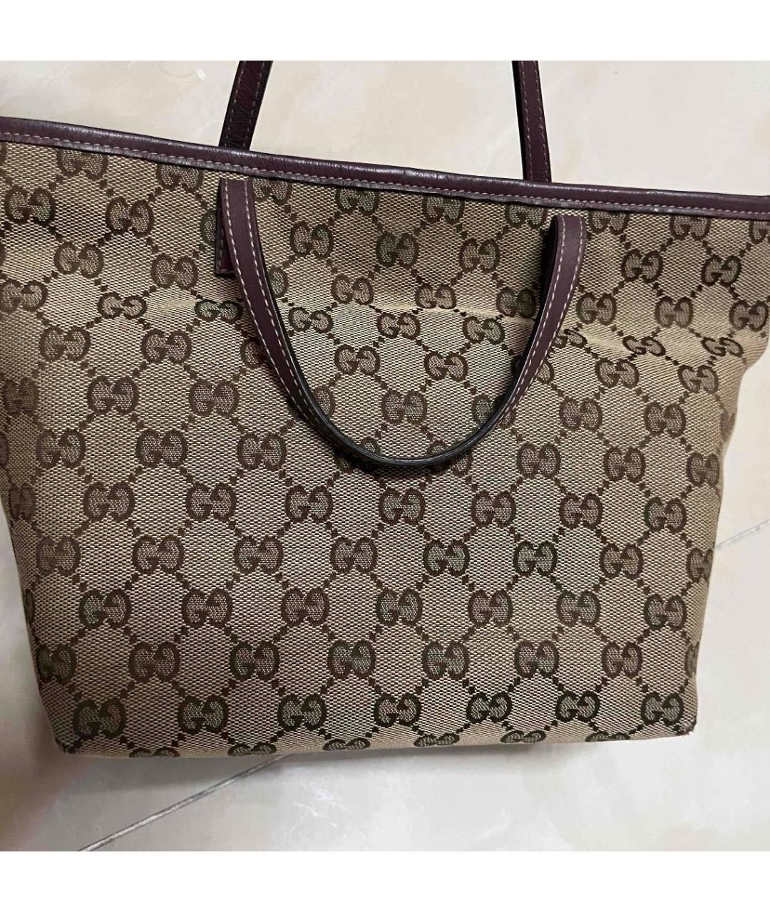 GUCCI Бежевая сумка с короткими ручками, фото 7