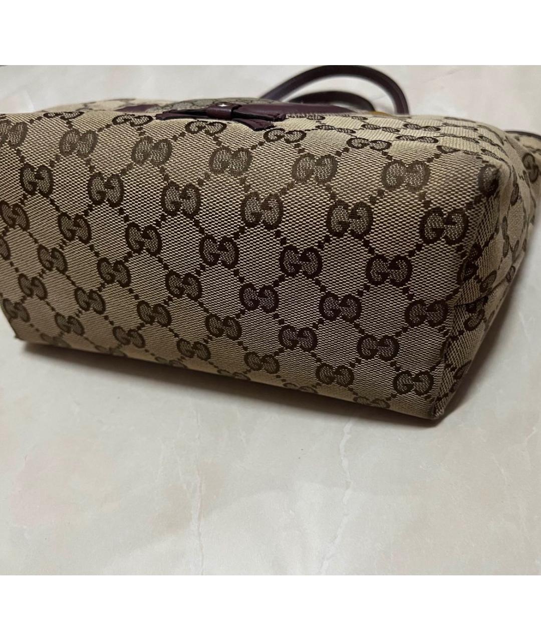 GUCCI Бежевая сумка с короткими ручками, фото 4