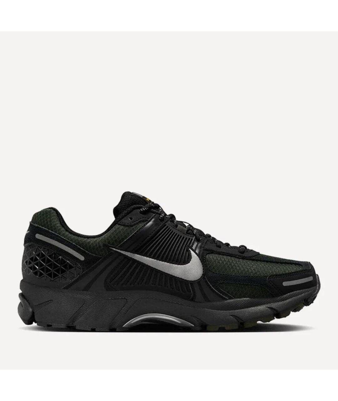 NIKE Черные текстильные низкие кроссовки / кеды, фото 6
