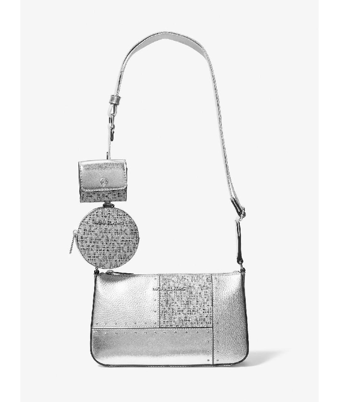 MICHAEL KORS Серебряная сумка через плечо, фото 8
