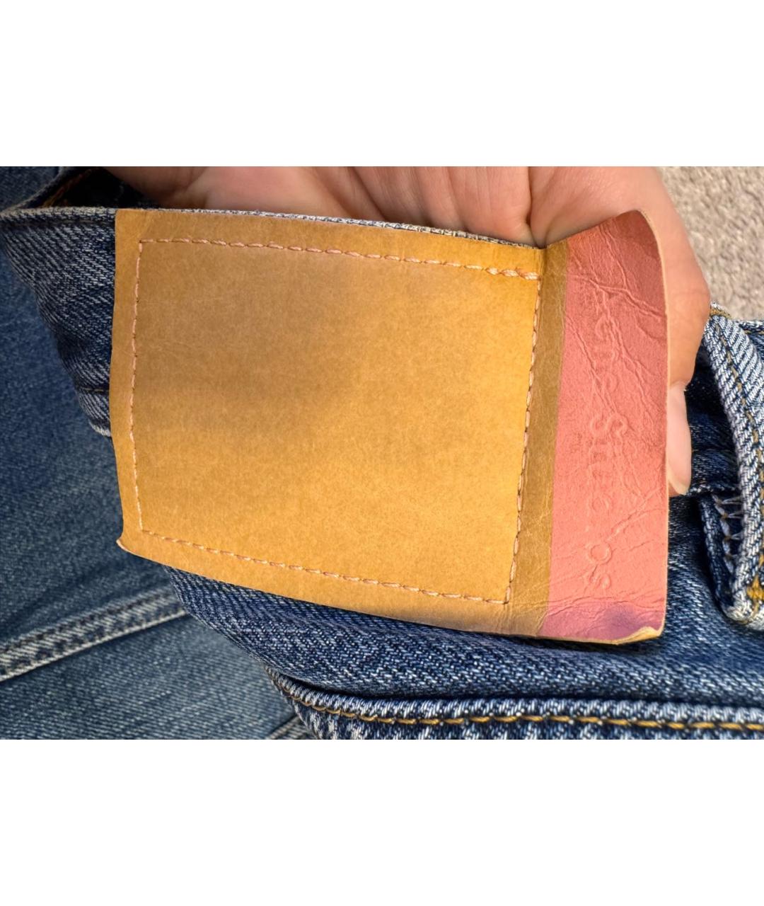 ACNE STUDIOS Синяя деним юбка мини, фото 3