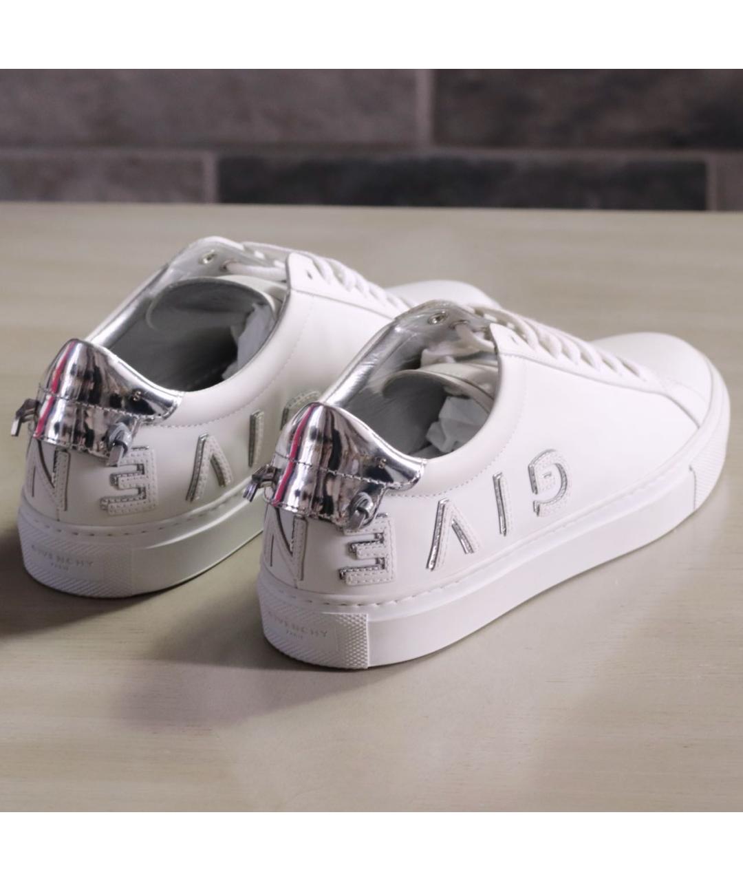 GIVENCHY Белые кожаные кеды, фото 6