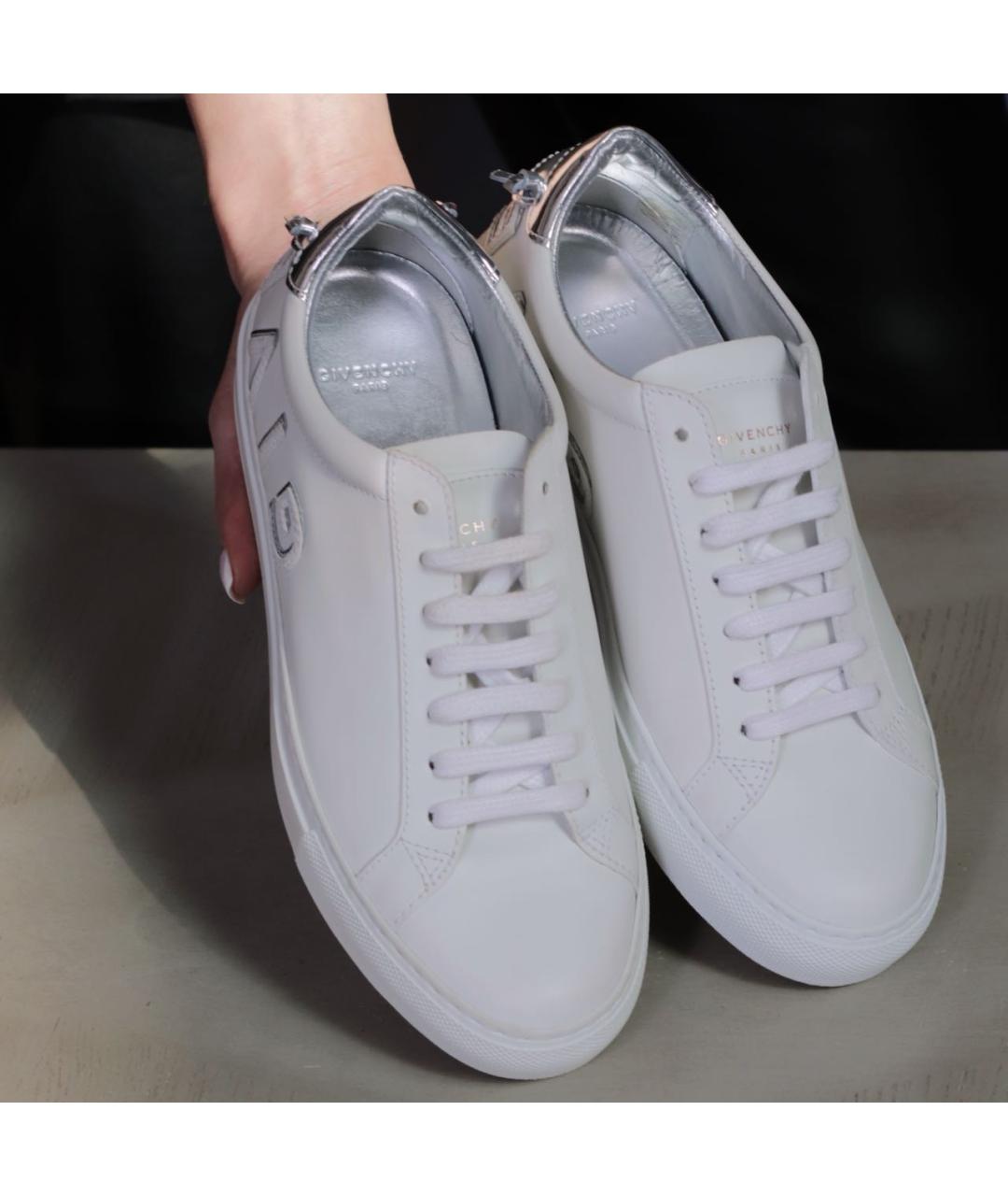 GIVENCHY Белые кожаные кеды, фото 4