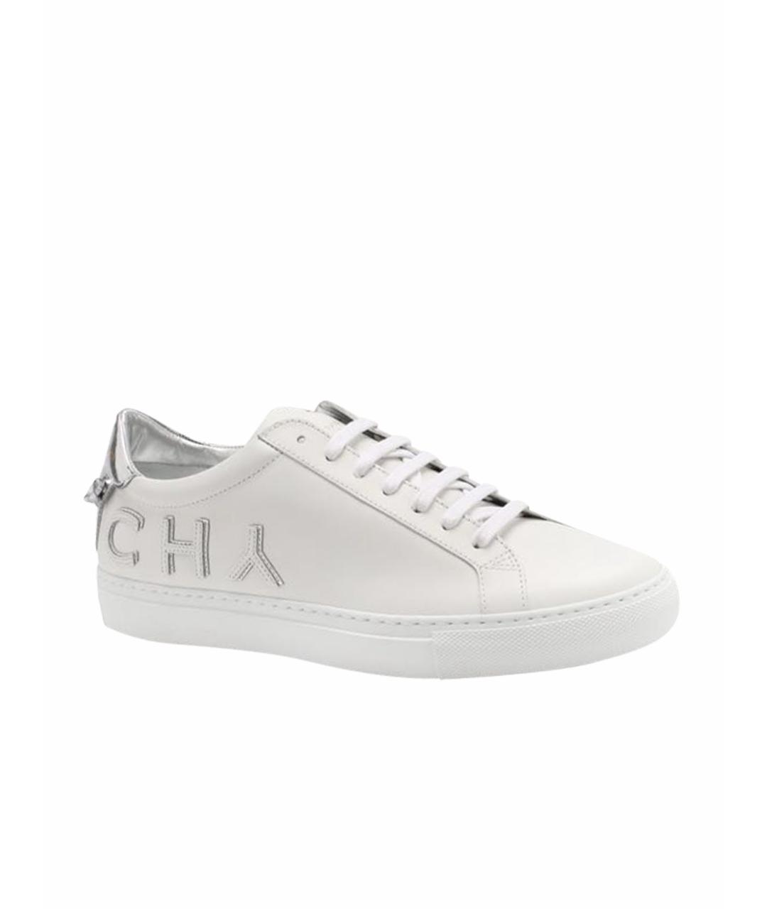 GIVENCHY Белые кожаные кеды, фото 1