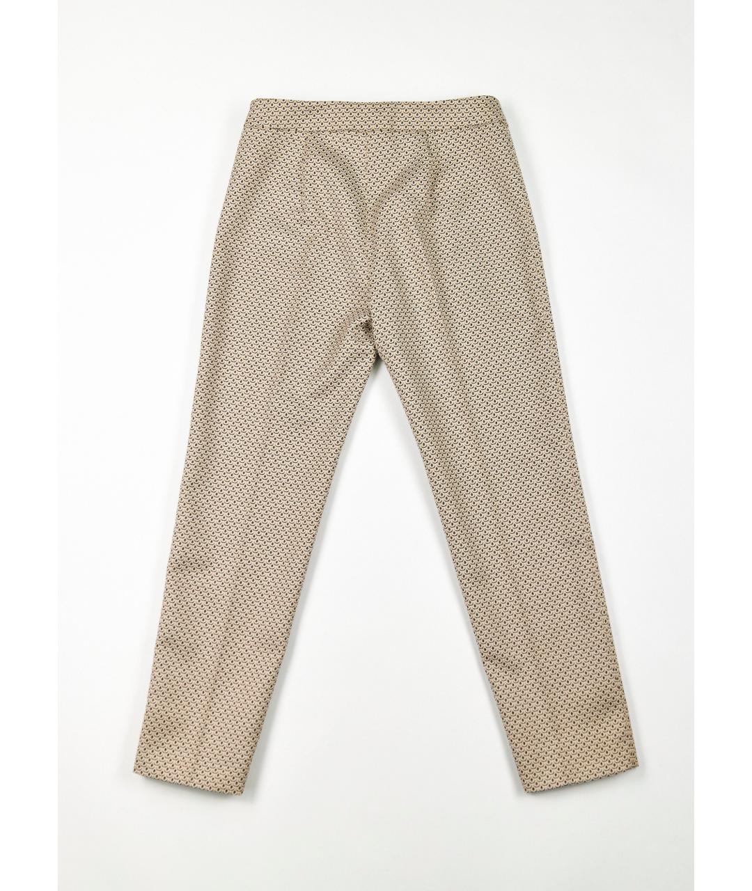 MAX MARA STUDIO Бежевые прямые брюки, фото 2