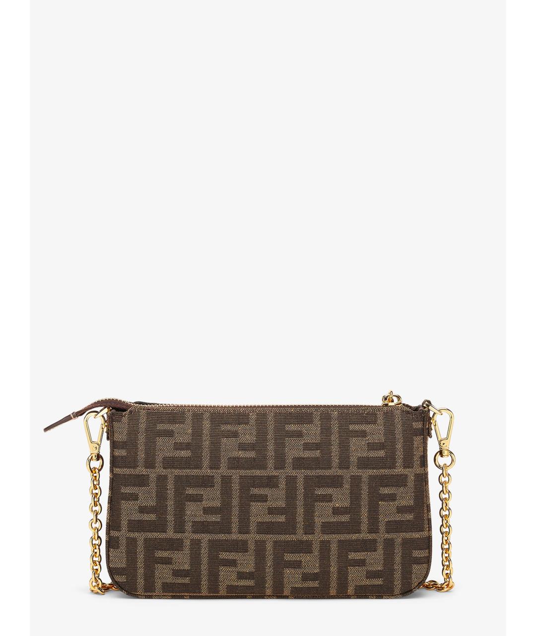 FENDI Коричневая сумка тоут, фото 4