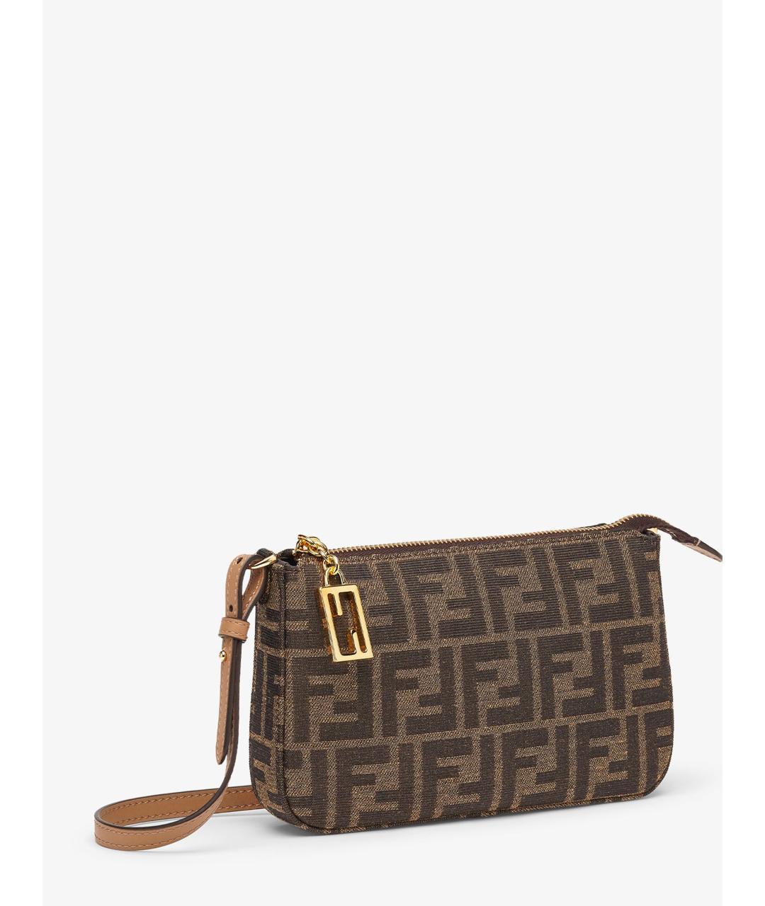FENDI Коричневая сумка тоут, фото 2