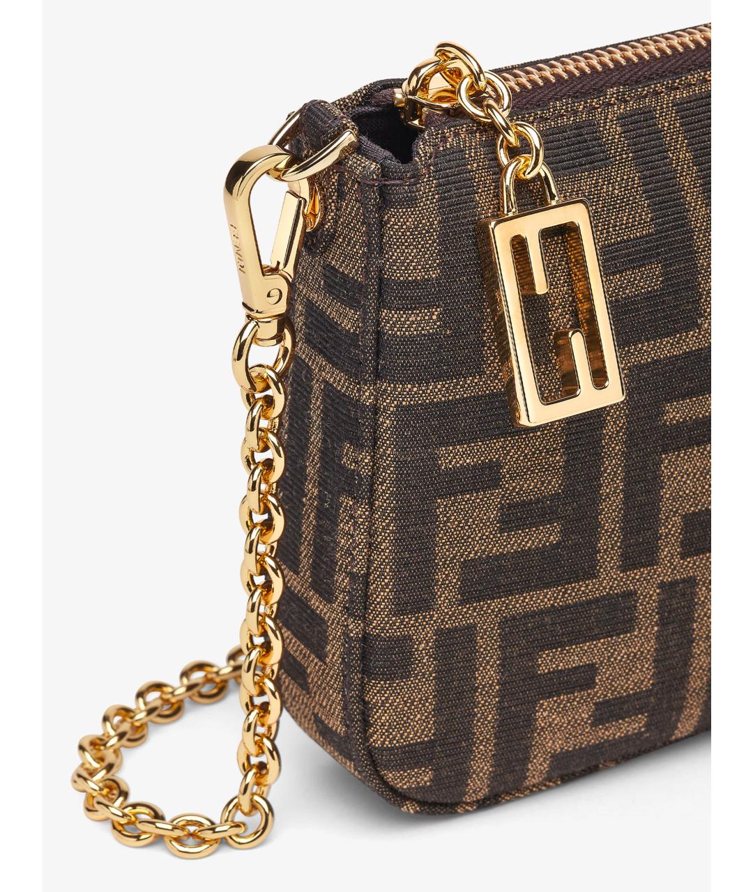 FENDI Коричневая сумка тоут, фото 5