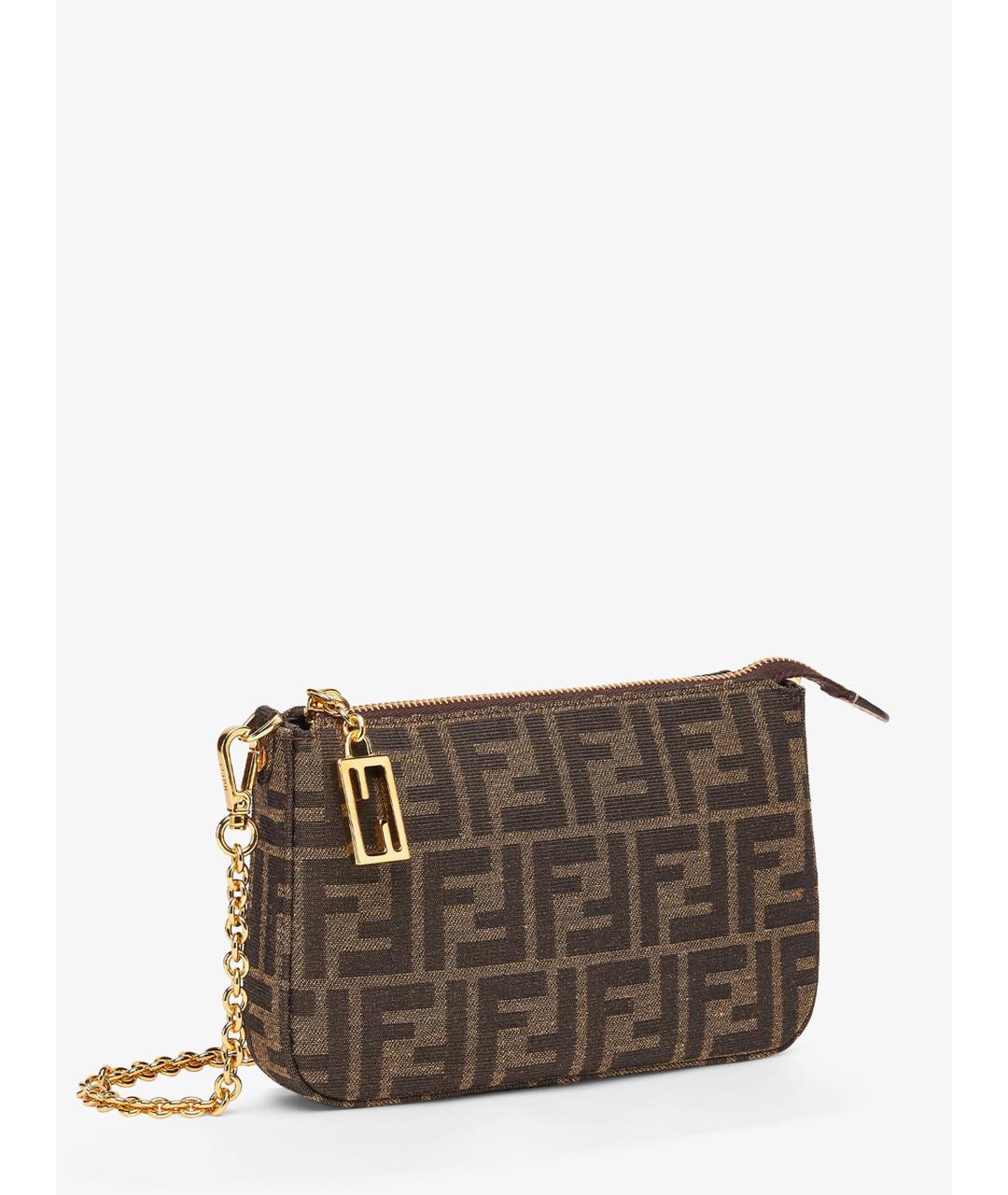 FENDI Коричневая сумка тоут, фото 3