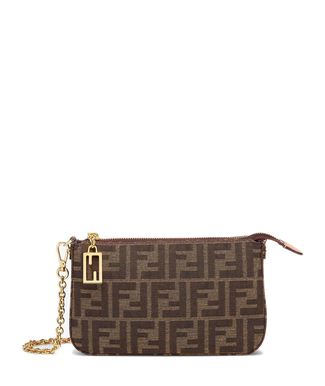 FENDI Коричневая сумка тоут, фото 1