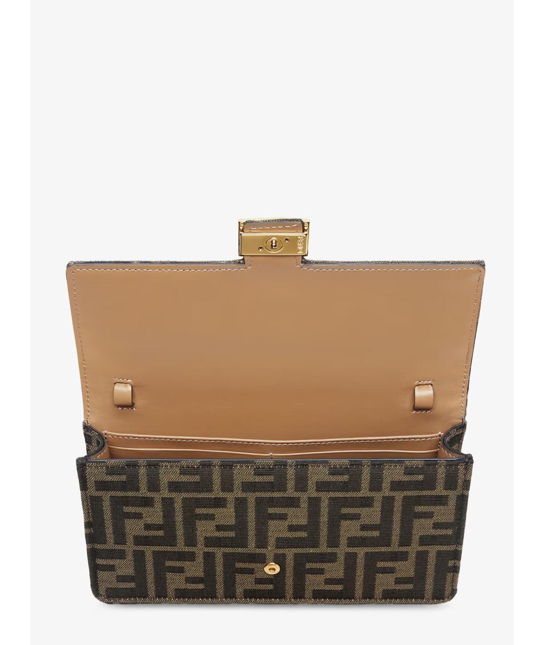 FENDI Коричневая сумка тоут, фото 4