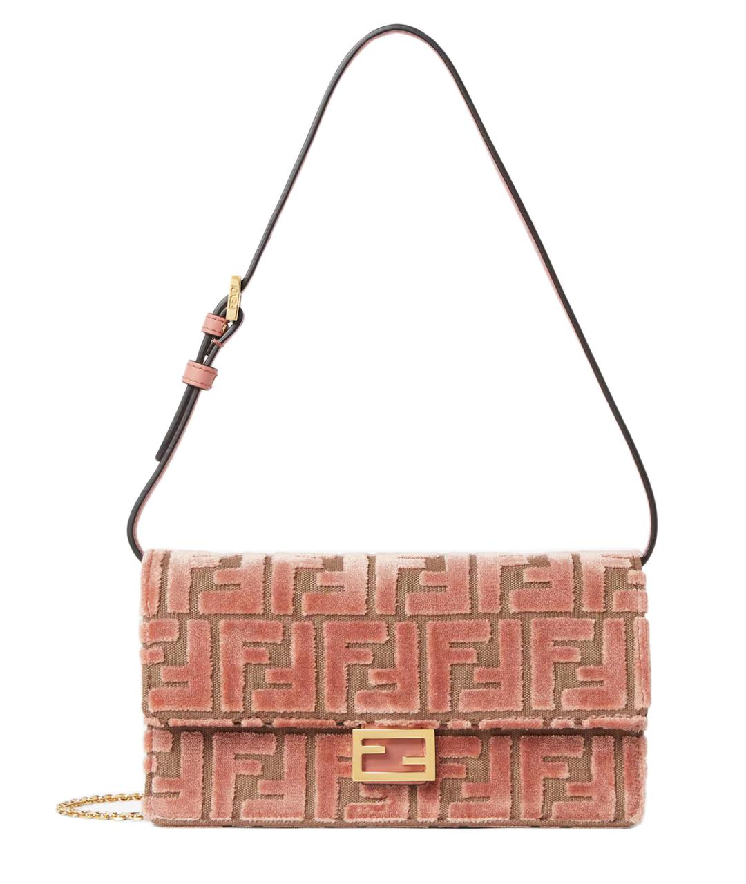 FENDI Розовая сумка тоут, фото 1