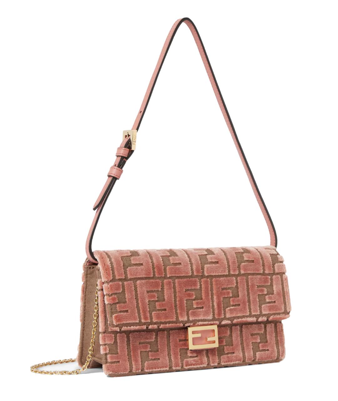 FENDI Розовая сумка тоут, фото 2