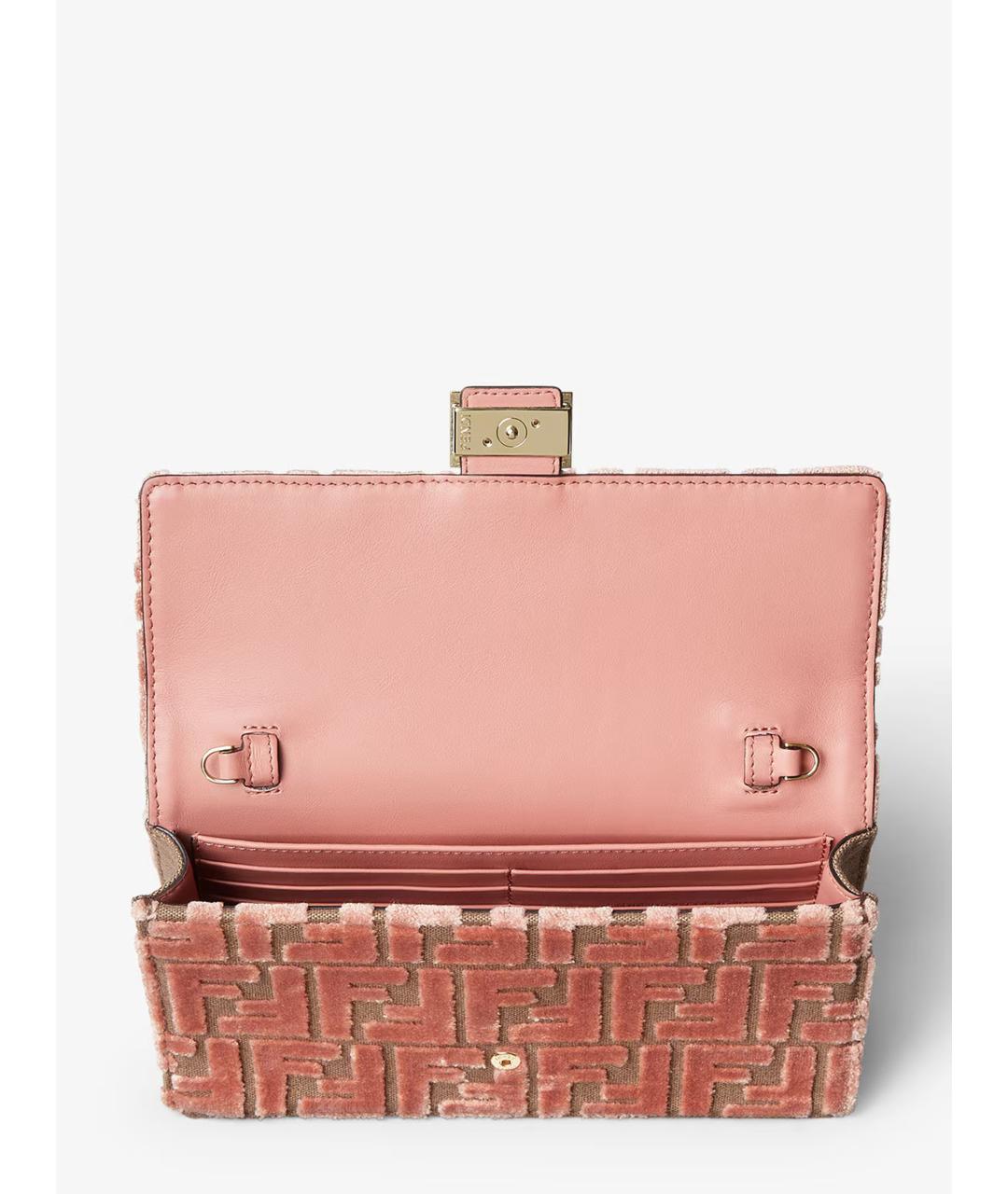 FENDI Розовая сумка тоут, фото 4