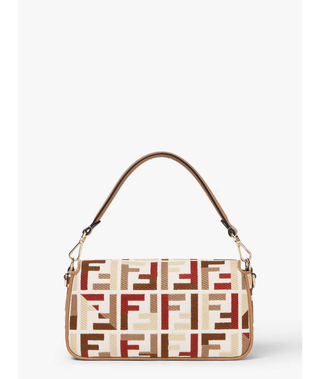 FENDI Бежевая сумка тоут, фото 3