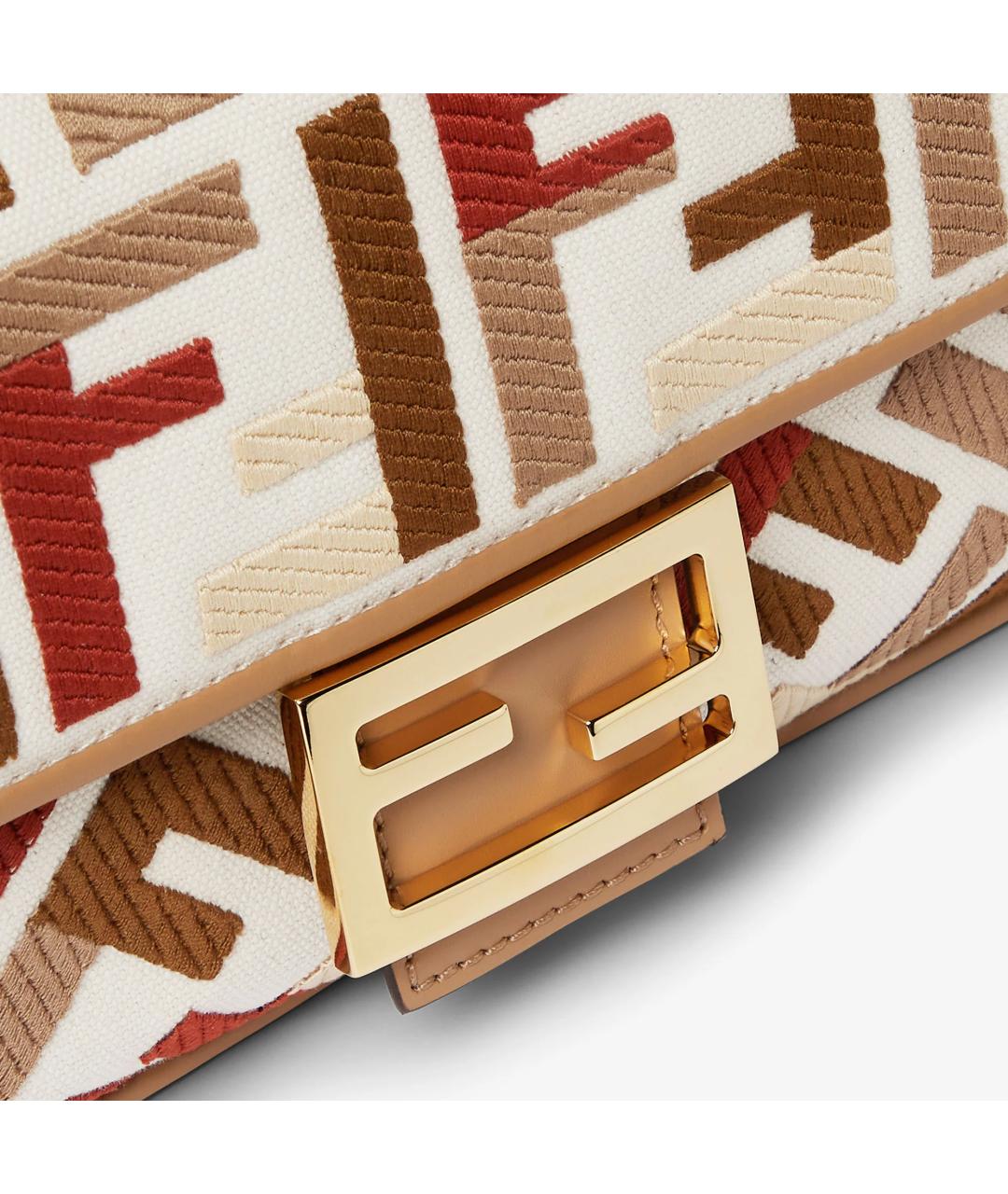 FENDI Бежевая сумка тоут, фото 5