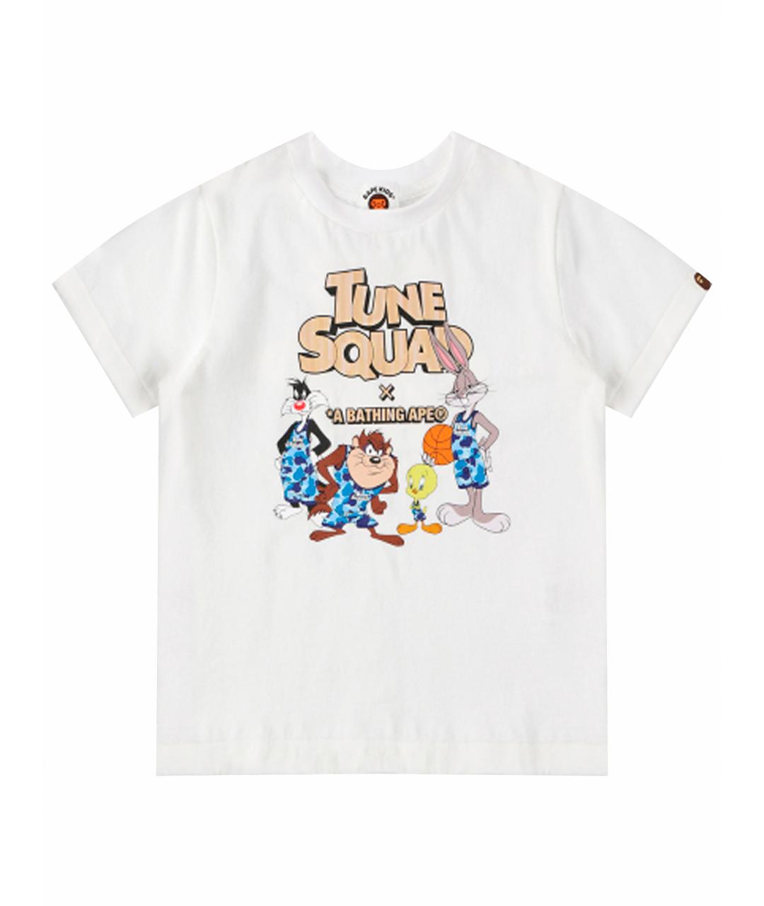 BAPE Белая хлопковая футболка, фото 1