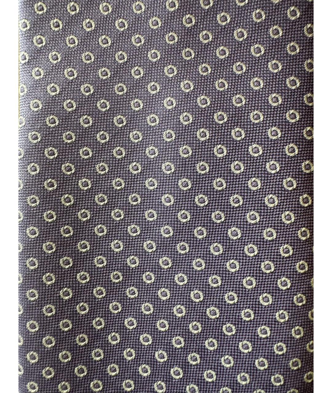 CANALI Фиолетовый шелковый галстук, фото 4