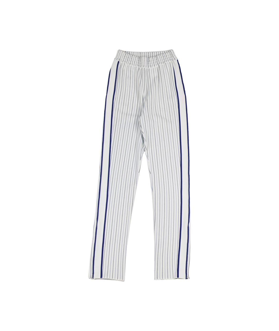 STELLA MCCARTNEY Белые вискозные прямые брюки, фото 1