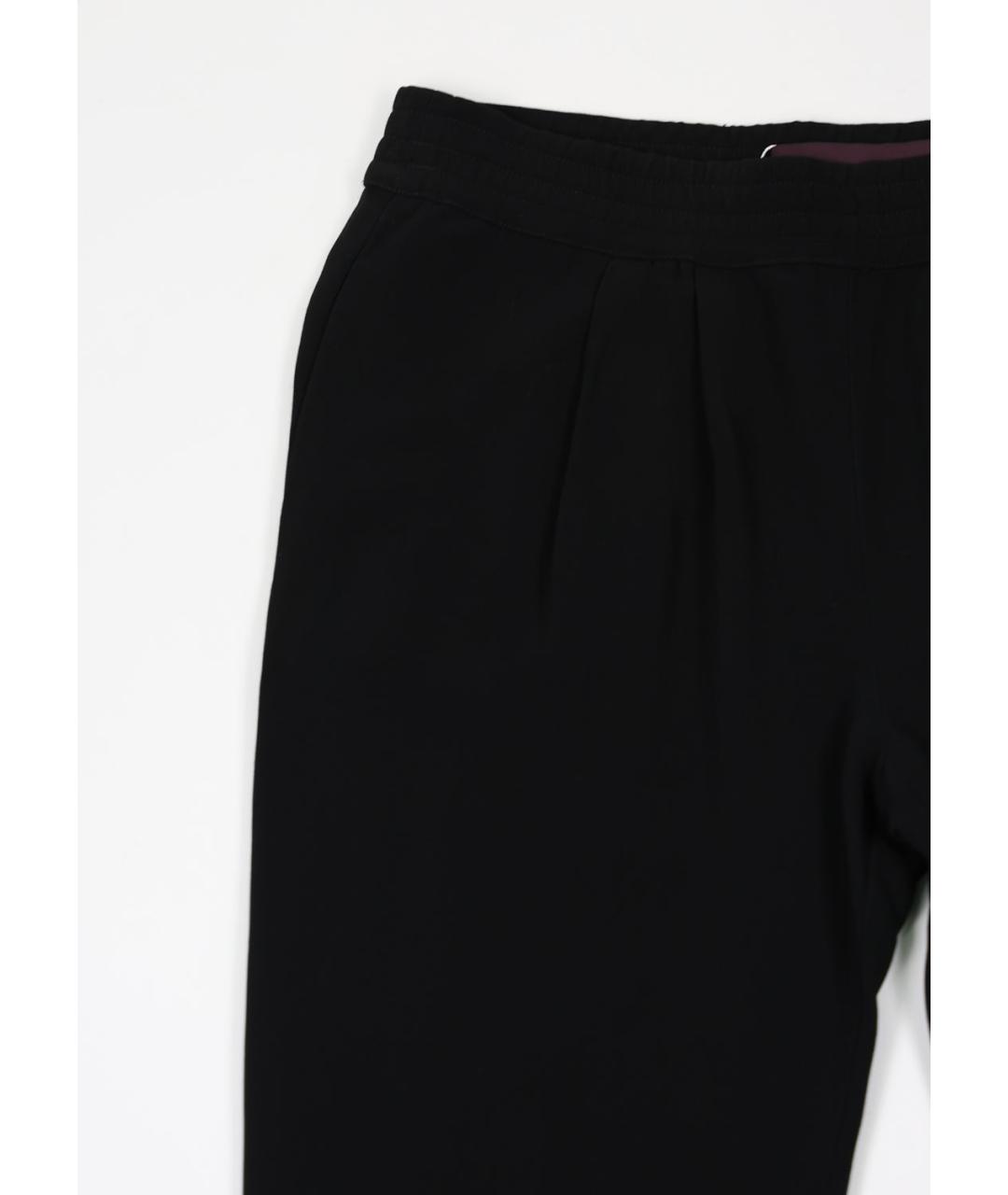 STELLA MCCARTNEY Черные вискозные брюки узкие, фото 6