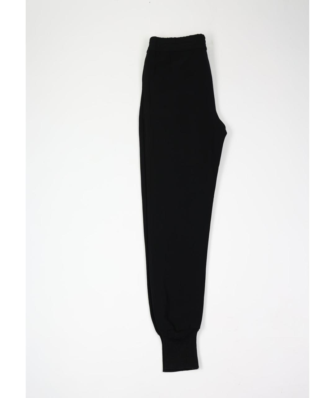 STELLA MCCARTNEY Черные вискозные брюки узкие, фото 2