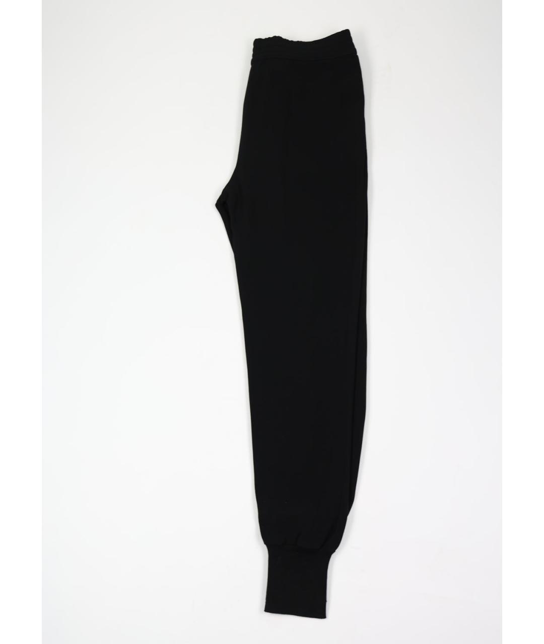 STELLA MCCARTNEY Черные вискозные брюки узкие, фото 4