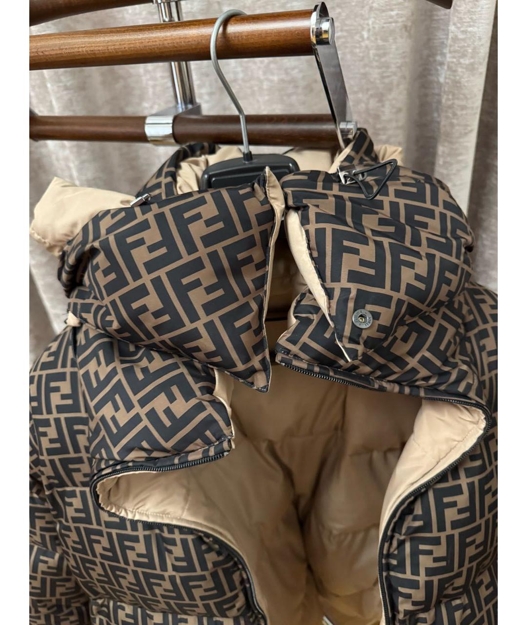 FENDI Коричневая куртка, фото 4