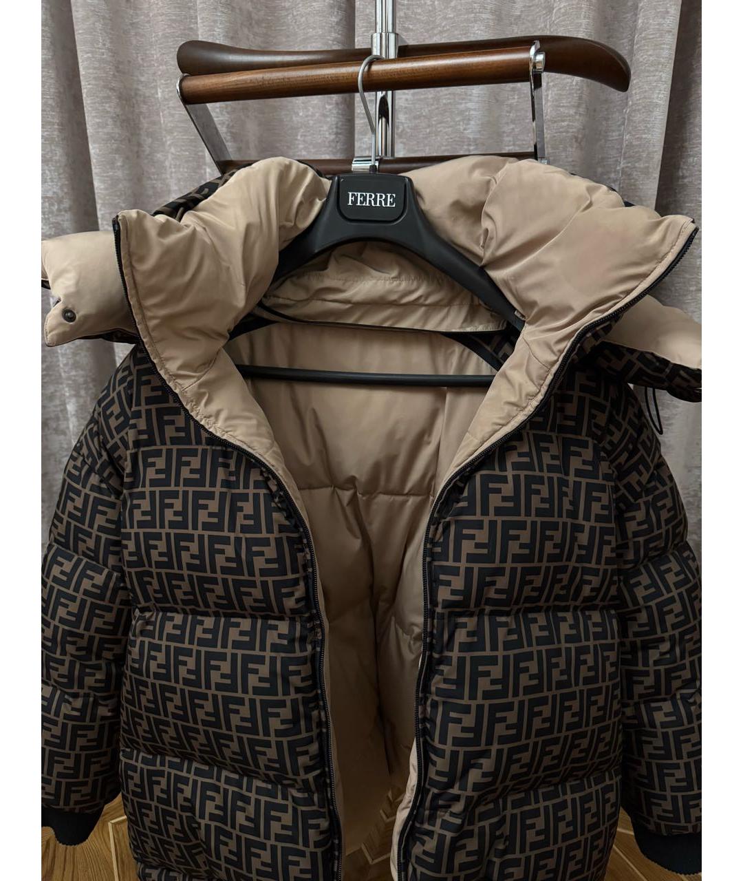 FENDI Коричневая куртка, фото 3