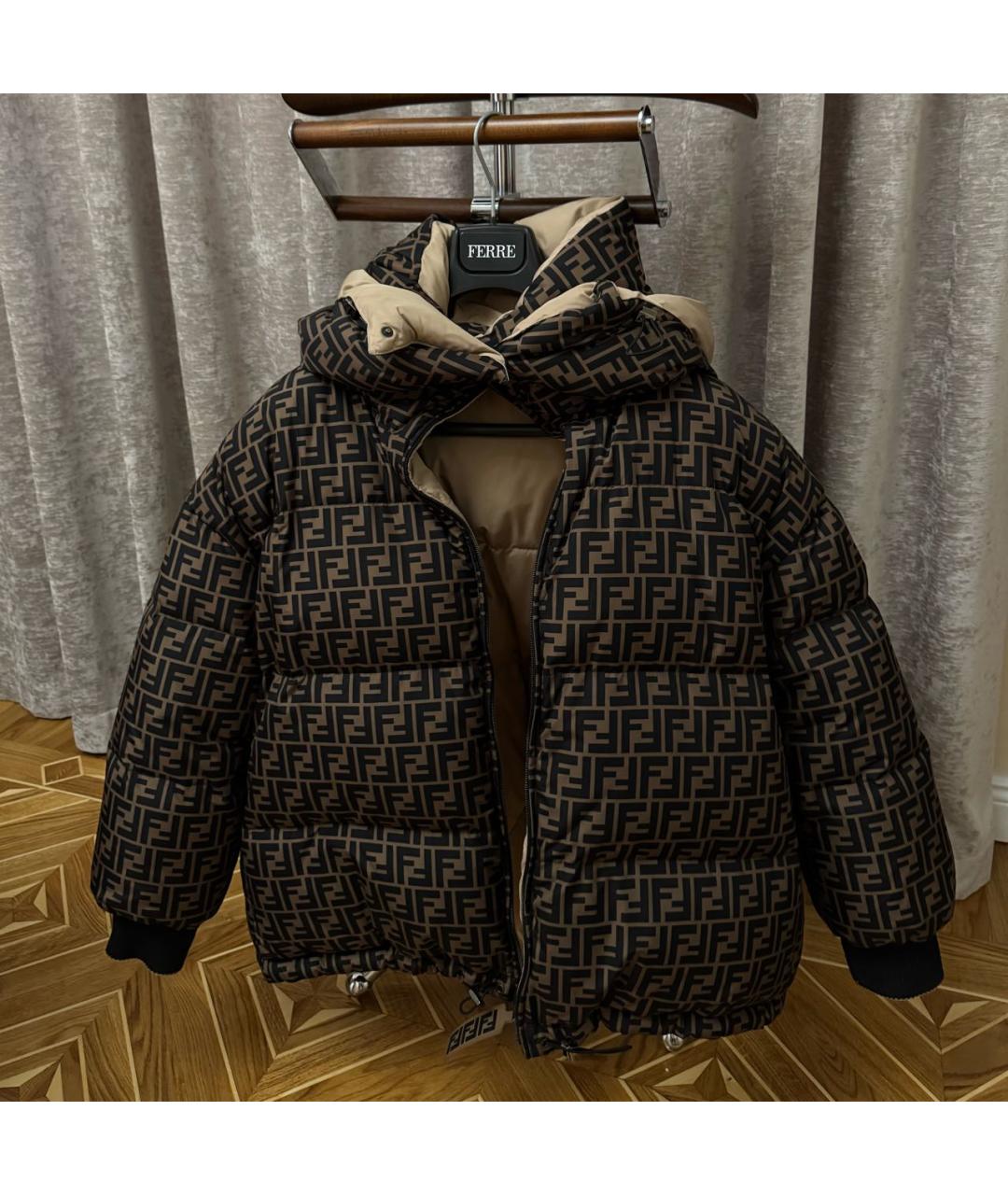 FENDI Коричневая куртка, фото 9