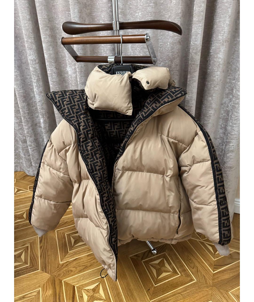 FENDI Коричневая куртка, фото 8