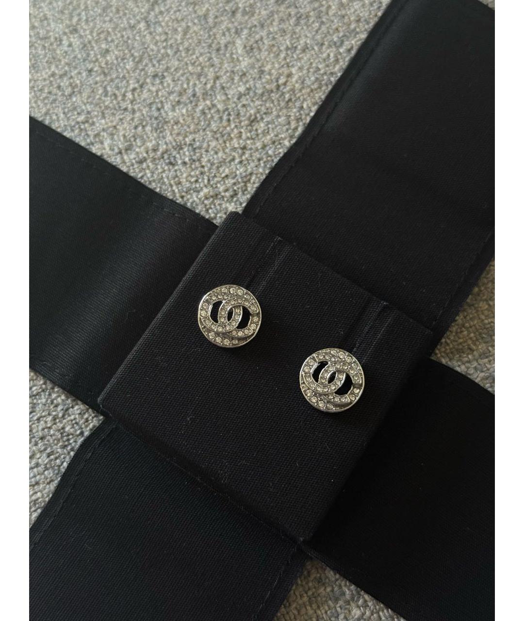 CHANEL Серебряные серьги, фото 6