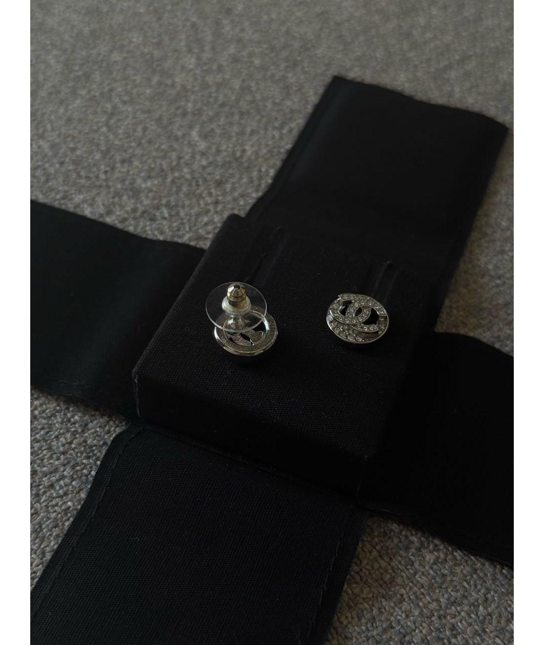 CHANEL Серебряные серьги, фото 5