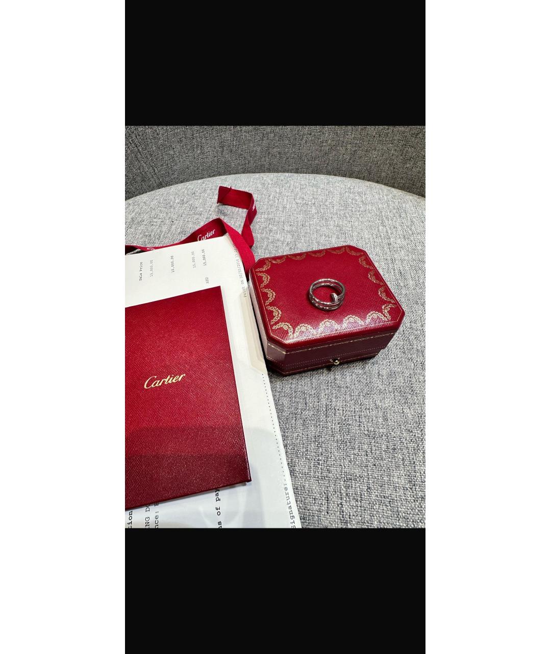 CARTIER Белое кольцо из белого золота, фото 4