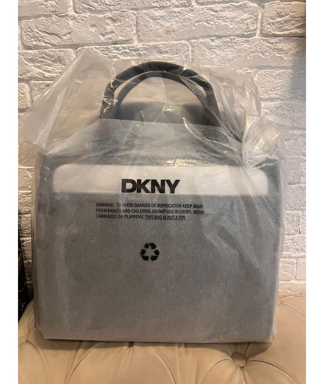 DKNY Серая сумка тоут, фото 2