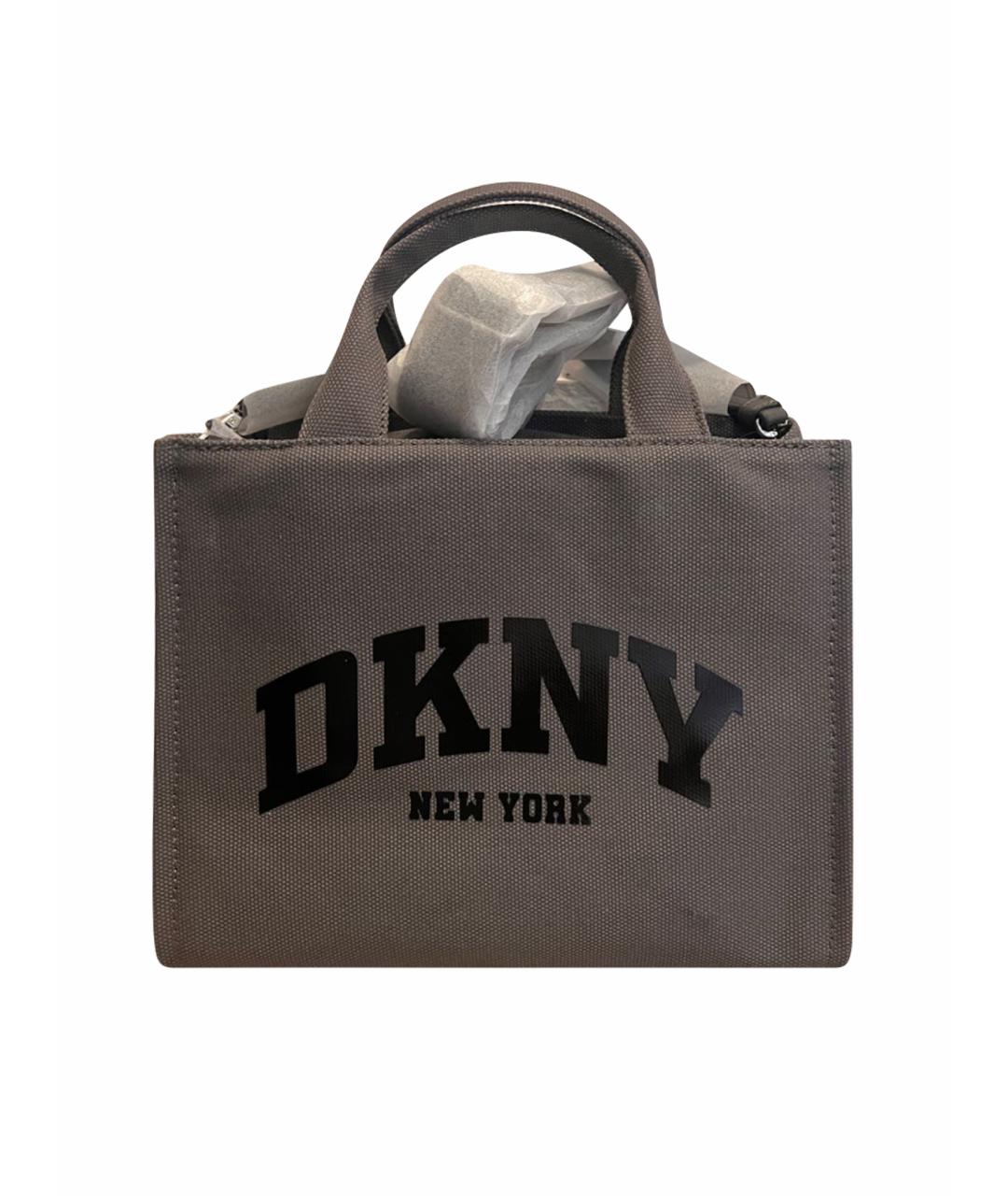 DKNY Серая сумка тоут, фото 1