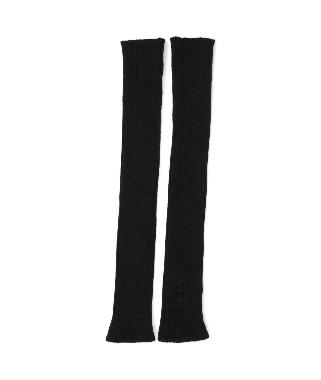 RICK OWENS Черные кашемировые перчатки, фото 1