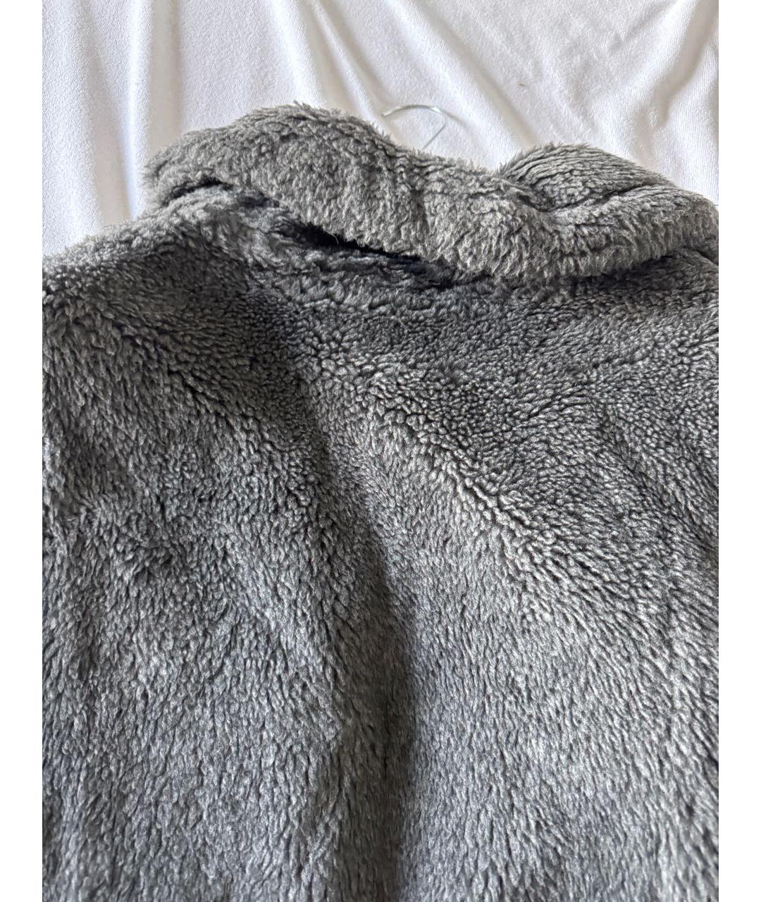 MAX MARA Антрацитовая меховая шуба, фото 5