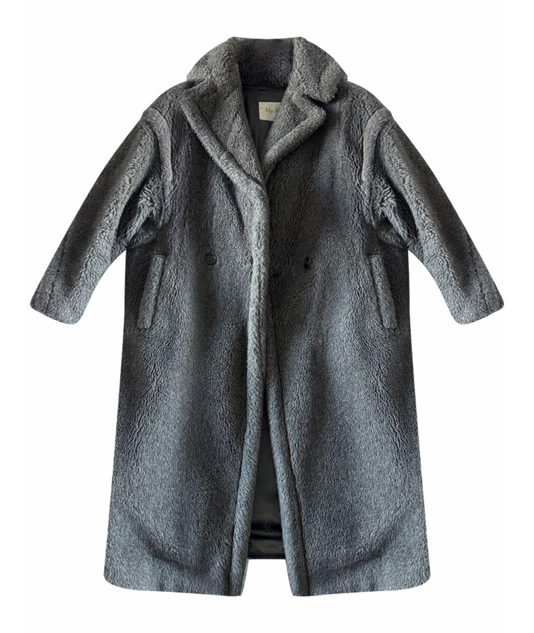 MAX MARA Антрацитовая меховая шуба, фото 1