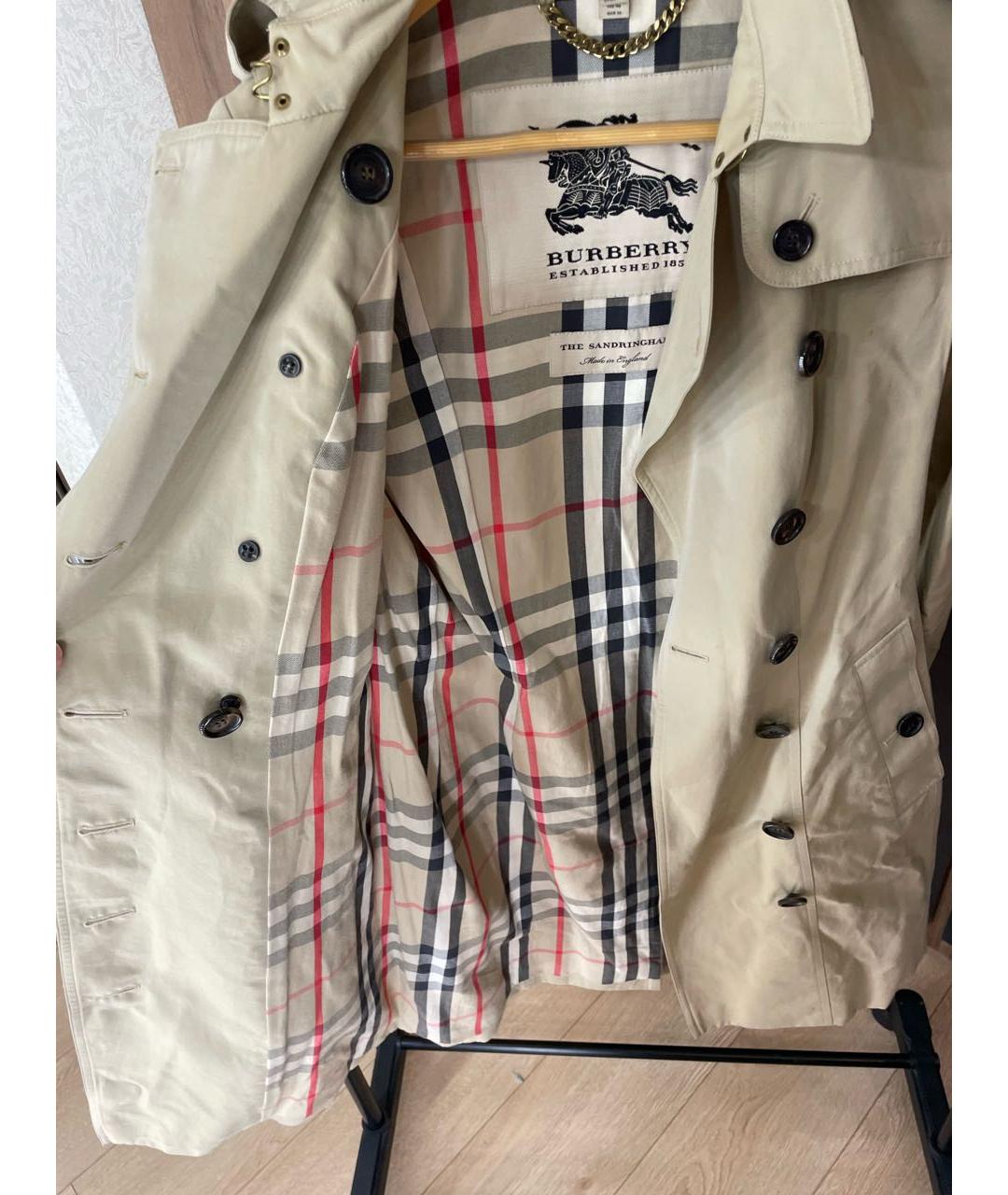 BURBERRY Бежевый тренч/плащ, фото 6