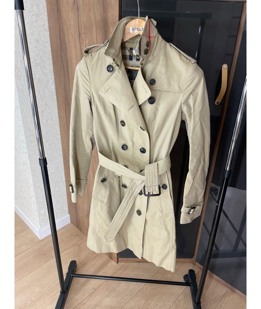BURBERRY Бежевый тренч/плащ, фото 9