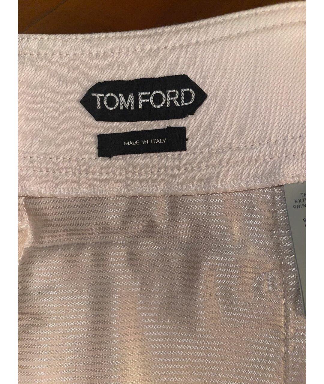 TOM FORD Розовая хлопковая юбка миди, фото 3