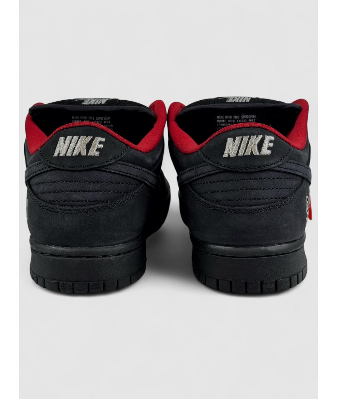 NIKE Черные замшевые низкие кроссовки / кеды, фото 5