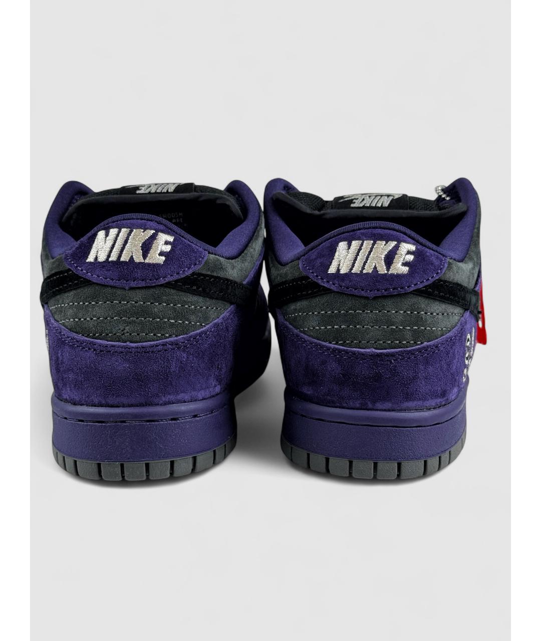 NIKE Фиолетовые замшевые низкие кроссовки / кеды, фото 5
