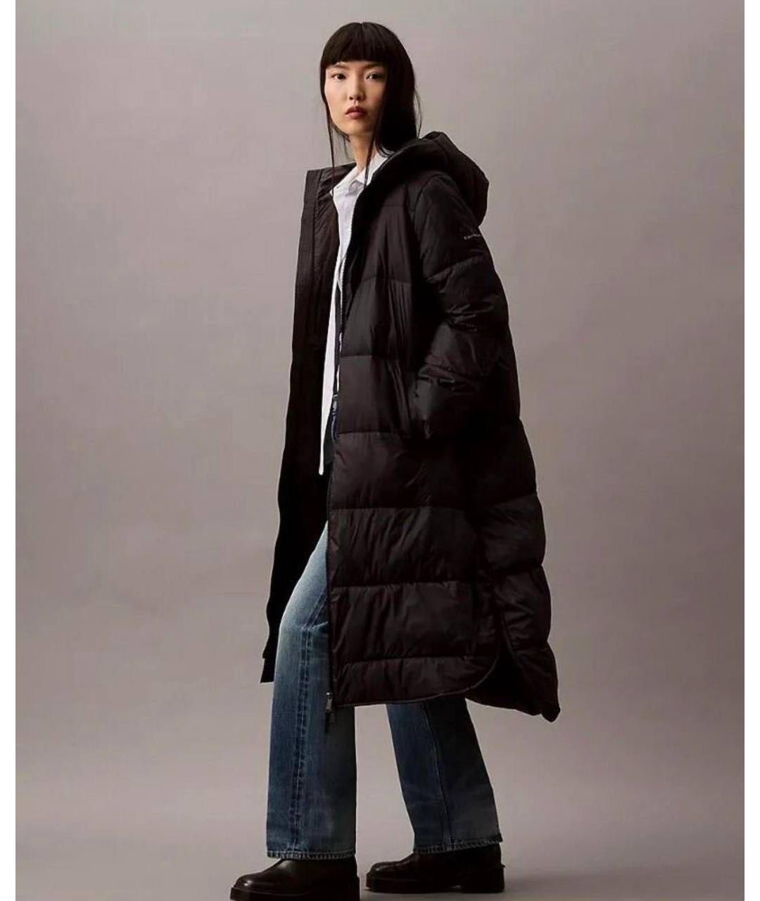 CALVIN KLEIN Черный пуховик, фото 3