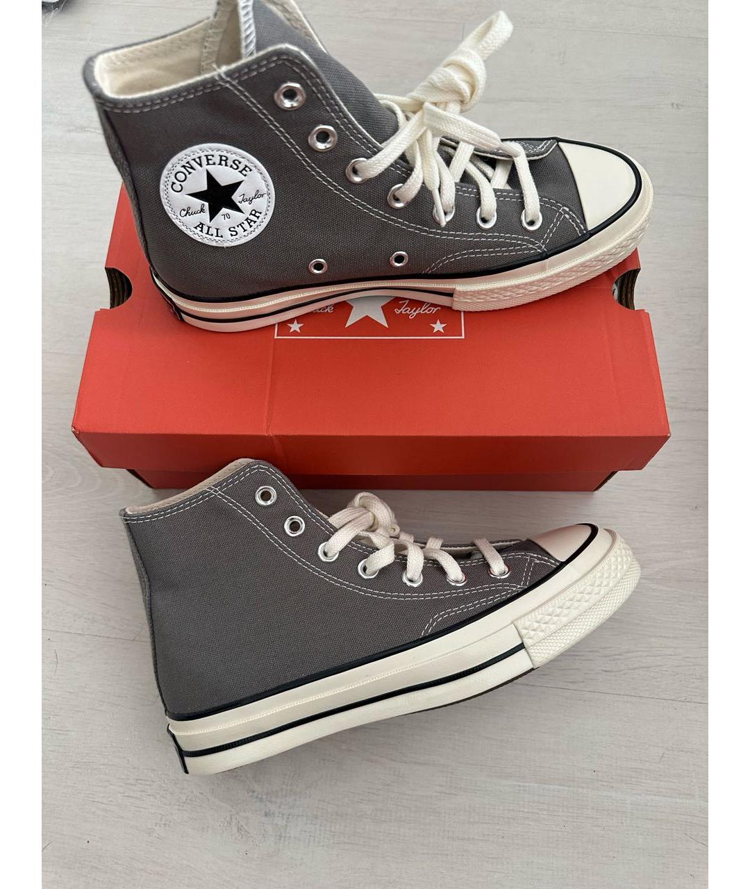 CONVERSE Серые кеды, фото 9