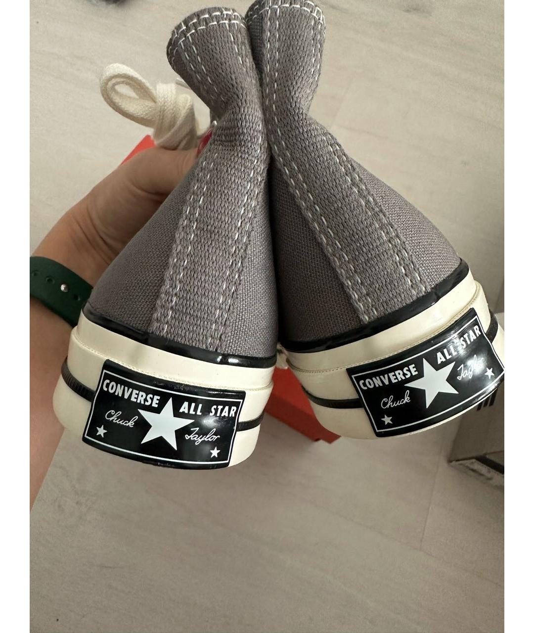 CONVERSE Серые кеды, фото 6