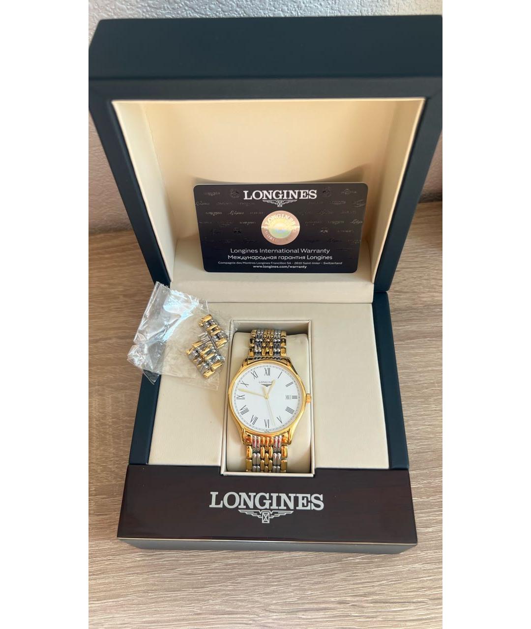 LONGINES Золотые позолоченные часы, фото 2