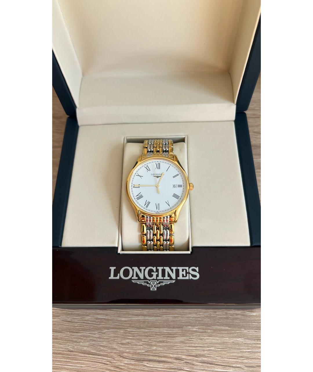 LONGINES Золотые позолоченные часы, фото 7