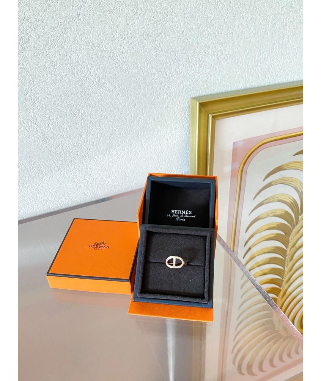 HERMES Золотое кольцо из розового золота, фото 3